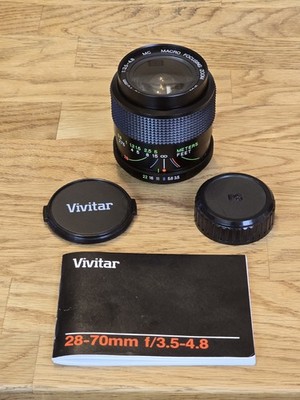 Vivitar 28-70mm 1:3.5-4.8 MC Macro Focusing Zoom Objektiv M42 Screw Mount Japan