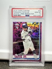 Fernando Tatis Jr. [Pink Refractor] #54 Prices | 2019 Topps Chrome