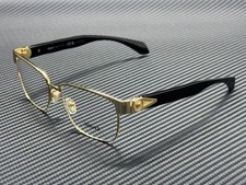 VERSACE VE1306 1002 Black Gold Men's 57 mm Eyeglasses