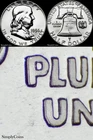 1956 DDR Franklin Half Dollar GEM Proof Uncirculated DOUBLED DIE REVERSE