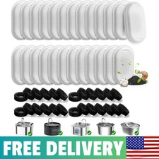 50 Pack Cat Water Fountain Filters for 108/3.2L 67oz/2L Stainless Steel Pet ...