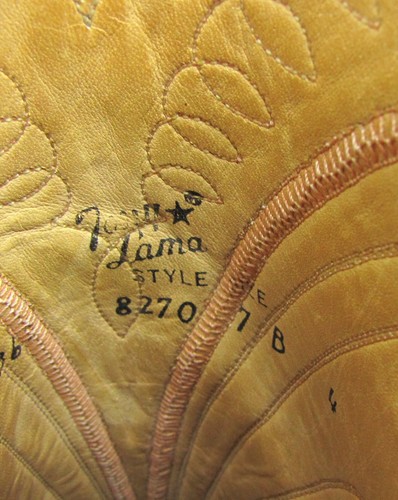 Vintage Tony Lama Lizard Skin Women's Cowboy Boots Size 7B Style 8270 EUC - Picture 7 of 10