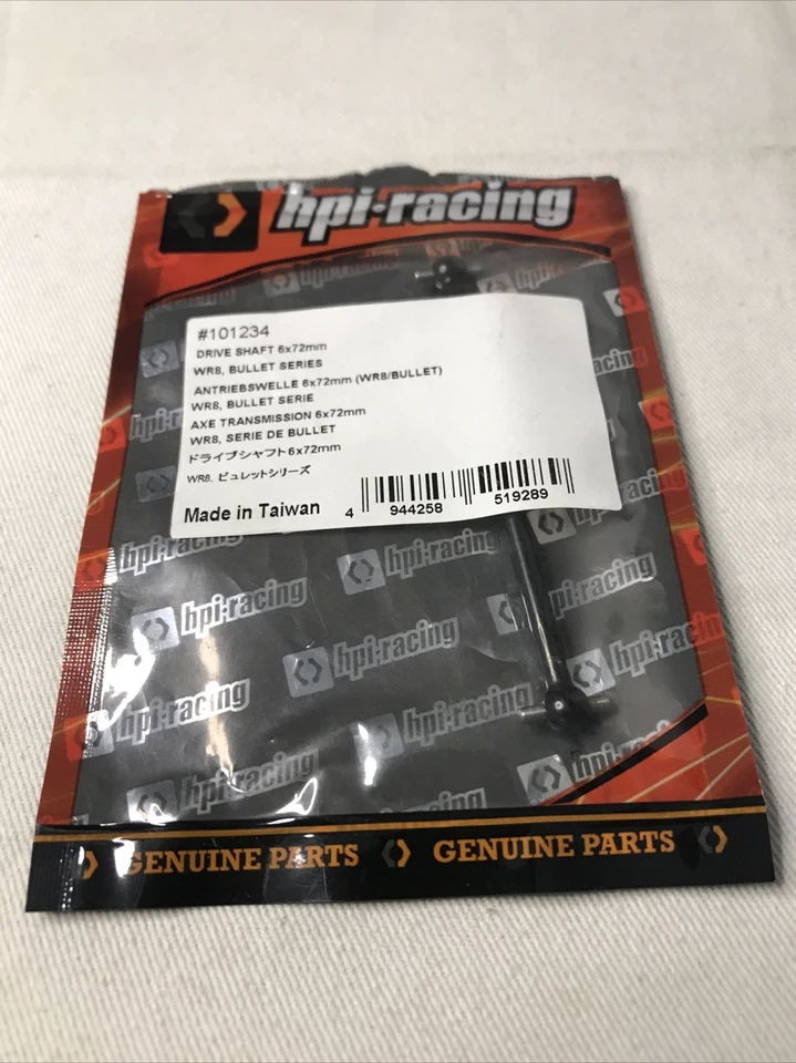 HPI Racing 101234 Arbre Entraînement 6x72mm Ken Bloc WR8 Balle - Photo 3/4