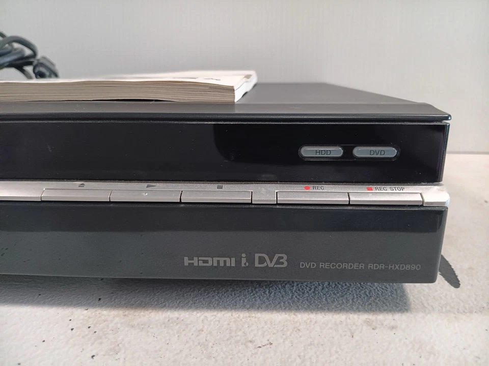 Sony RDR-HXD890B DVD Recorder / HDD Recorder - No Remote - Image 3 of 4