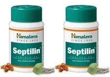 Himalaya Septilin Tablets 60 tabs Each  Fast Shipping pack of 2