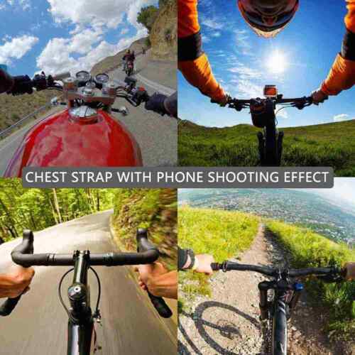 Action Camera &Phone Chest Mount Strap Holder for iphone Hero Insta360 - Picture 2 of 12