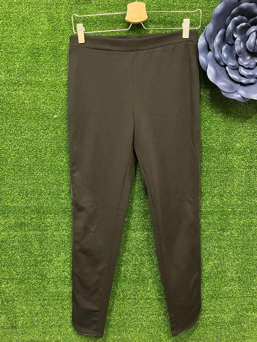 Metaphor Black Leggings Leather Lining Size Medium eBay
