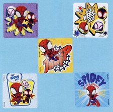 10 Spidey and His Amazing Friends Large Stickers - Party Favors - Spider-Man