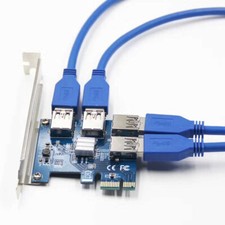 PCIE 1 TO 4 PCI Express Slots Riser Card Mini ITX To External 4 PCI-E Slot Adapt