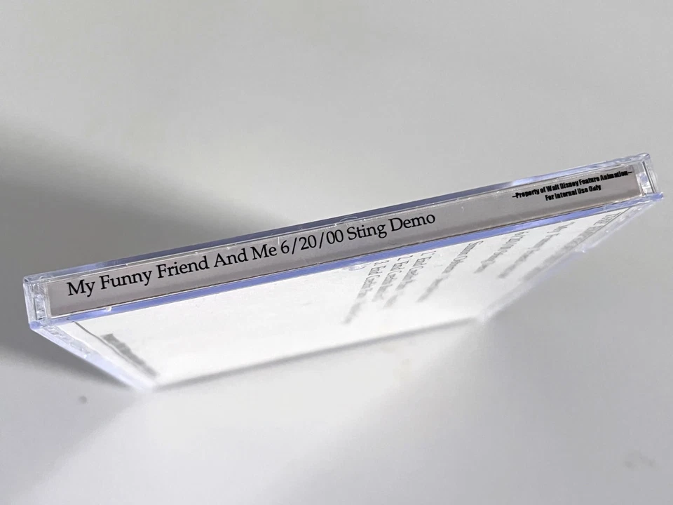 Sting My Funny Friend And Me RARE Promo Acetate CD 6/20/00 Demo UNRELEASED vers - Image 3 of 3