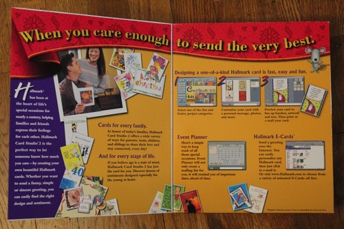 Hallmark Card Studio 2 (2000, CD-ROM, MISB) - Picture 2 of 7