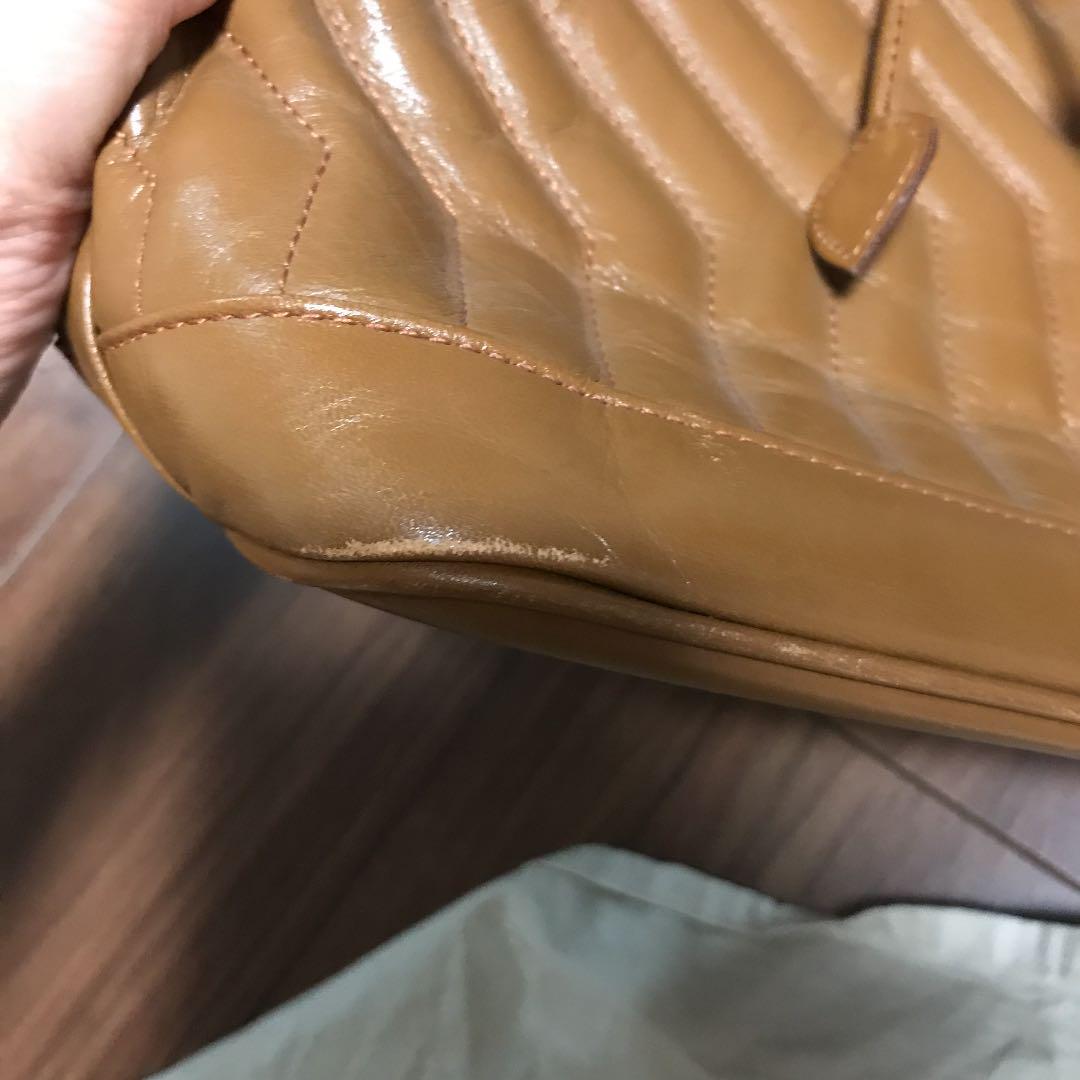 Borsa a tracolla originale Yves Saint Laurent vintage marrone dal GIAPPONE