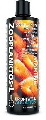Brightwell Aquatics Zooplanktos-L Größe 500µm - 2mm Zooplankton Suspension 250ml