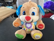 Fisher Price 12" Talking, Laughing, Learning Puppy Dog Plush Toy