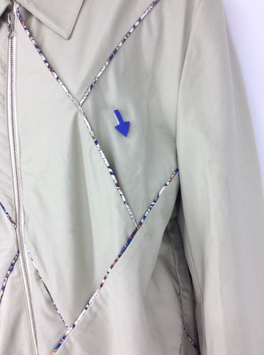 PARIA FARZANEH SS20 PASTRY MENS LONG JACKET UK S BEIGE JA RRP £550 - Picture 6 of 8
