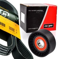Contitech 6PK1743 Keilrippenriemen + Rolle FüR Citroen C-CROSSER Peugeot 4007