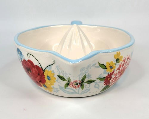 Pioneer Woman Stoneware Juicer, Decorative Floral Sweet Rose or Mazie You Choose - Picture 12 of 16