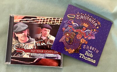Santana      **PROMO CD LOT**        Smooth  --  Put Your Lights On