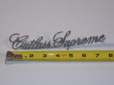 Vtg 73 74 75 76 77 Cutlass Supreme Car Vehicle Badge Emblem 13895 410788