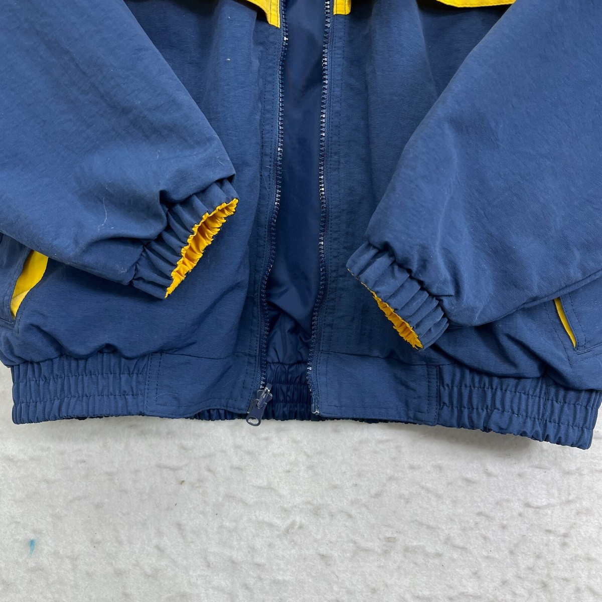 vintage スポーツジャケット　HART WELL made in usa Hartwell Sports Vintage Jacket Men M Blue Yellow Reversible