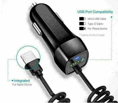 Car Charger Adapter For iPhone 14 13 12 11 Pro Max X XS XR 6 7 8 Fast Charging - Picture 2 of 4