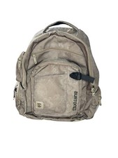BURTON Snowboard Rider's Pack Backpack Classic Brown Print