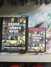 Grand Theft Auto San Andreas Game And Official Strategy Guide PS2 Edition