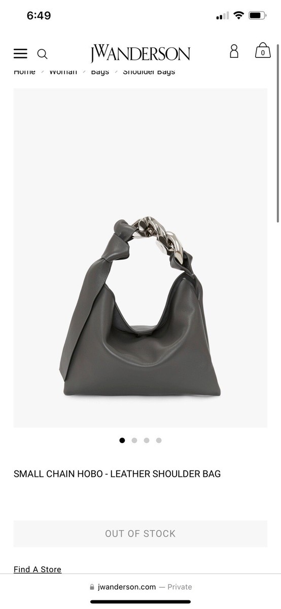 JW ANDERSON スモールチェーンホーボーレザーショルダーバッグ REVIEW | JW Anderson Small Chain Hobo Leather Shoulder Bag