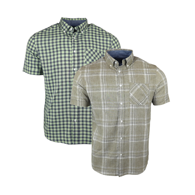 Springfield Camisa Ligera Mao, Para Hombre, Azules, XXL