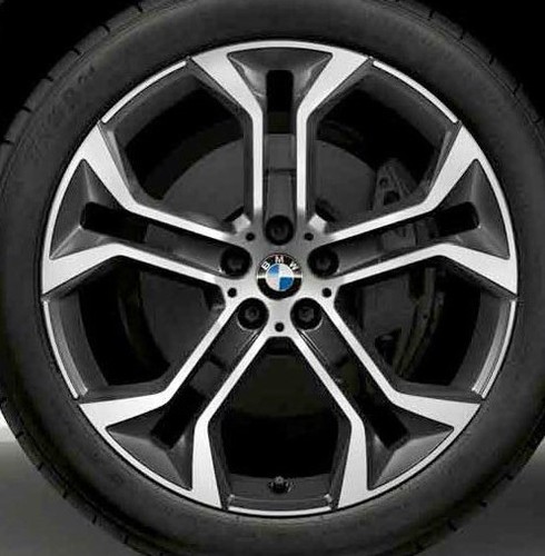 BMW OEM G06 X6 G05 X5 G01 X3 G02 X4 Style 744 Orbit grau Y-Speiche 21" Radsatz - Bild 1 von 1