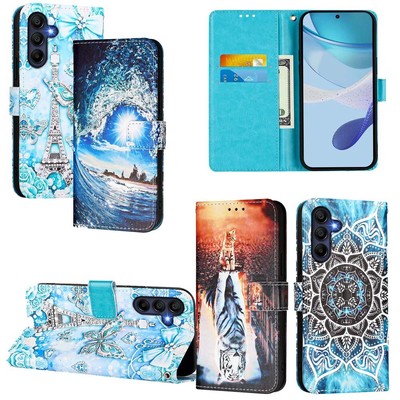 Schutz Hülle mit Motiv für Xiaomi Redmi HandyTasche Case Leder Cover Klapp Etuis