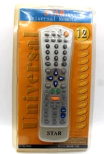 Star Universal Remote Control Model EL7065 Multi Brand Use TV VCR Tuners New