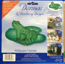 2 - 16 Frog Wallpaper Cutout Pkgs Decor FX 32 Frogs A Lily Pad Total Wet & Apply