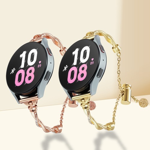 20/22mm Bling Watch Wrist Band Metal Stainless Steel Strap Replacement Bracelet - 第 9/13 張圖片