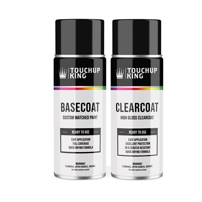 QX3 Satin White Pearl Aerosol Kit  One Basecoat Paint Can  One Clearcoat Can