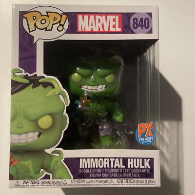 Funko Pop! Marvel #840 Immortal Hulk Limited Edition Glow Chase GITD 6 Inch for Sale in Rosemead, CA