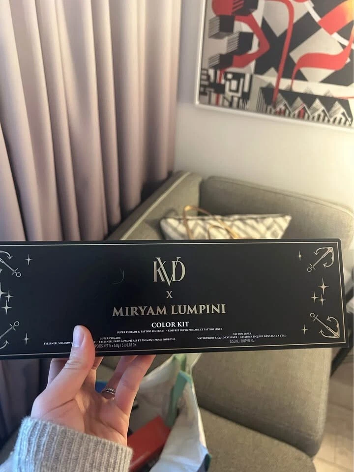 KVD Miryam Lumpini Color Kit Waterproof Makeup Set Tattoo Liner Super Pomade
Opens in a new window o