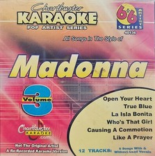 40136 MADONNA CHARTBUSTER KARAOKE CDG LOT TEX