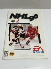 NHL 96 Instruction Manual ONLY Sega Genesis Original Booklet