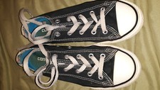 Converse Chuck Taylor All Star Double Tongue Sneaker 651687F - Size 2 Junior