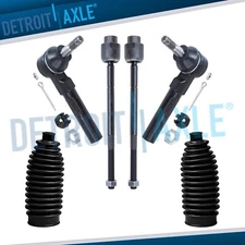 6pc Front Inner Outer Tierods for 2004-2012 Chevy Malibu Pontiac G6 Saturn Aura