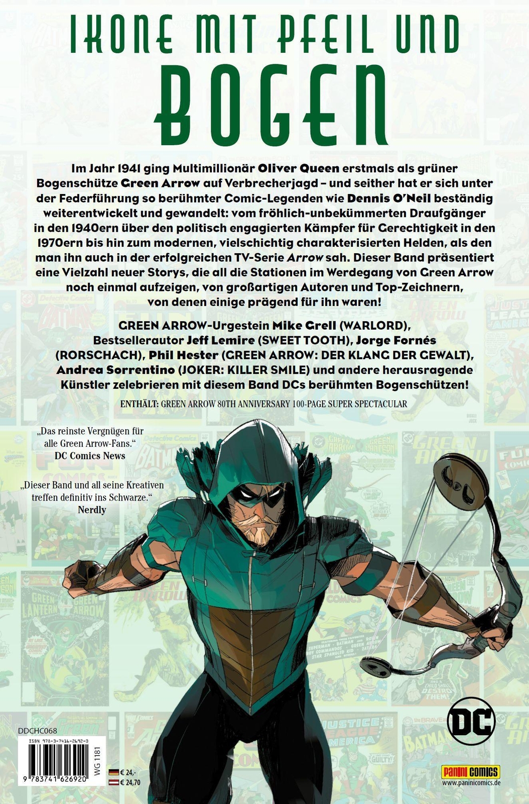 Thumbnail - Dc Celebration: Green Arrow | Mike Grell (u. A.) | Buch | 116 S. |
