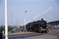 35mm Poland Railway Slide - PKP No. Tr203 2-10-0 at Wloclawek 1975 [V981]