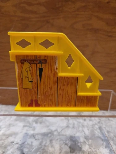 Vintage Fisher Price Little People Yellow Staircase For House #952 Replacement