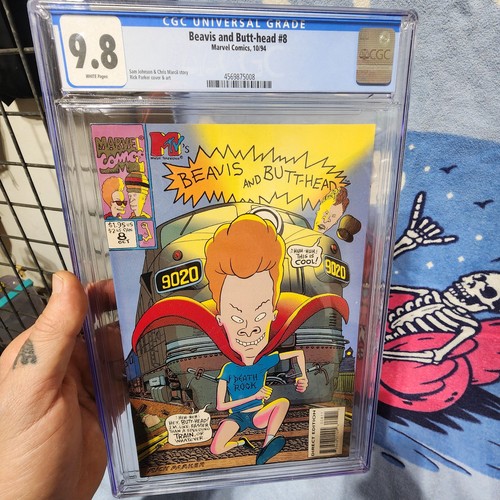 Beavis and Butt-head #8 CGC 9.8 White Pages 1994 MTV Comics