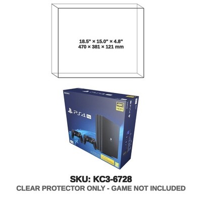 Protector For PS4 Pro Console 4K HDR 1TB Black