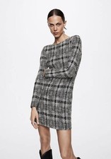 Women Mango Dress Grey 38 / M / 46