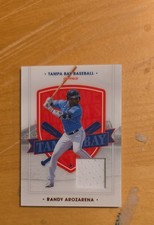 2021 Panini Chronicles - America's Pastime Dual Swatches Randy Arozarena #15