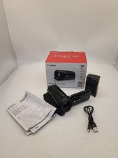 Canon Vixia HF R60 Camcorder Complete: Battery, Cords, SD Card Tested Works 
