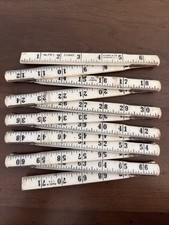 Evans Vintage Folding Ruler No. FR1 Evans And Co. Newark NJ Made In The USA ๐บ๐ธ